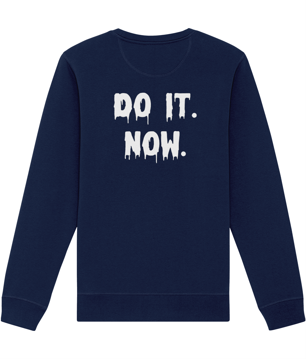 Active mindset: Organic cotton with the 'Now' mantra.