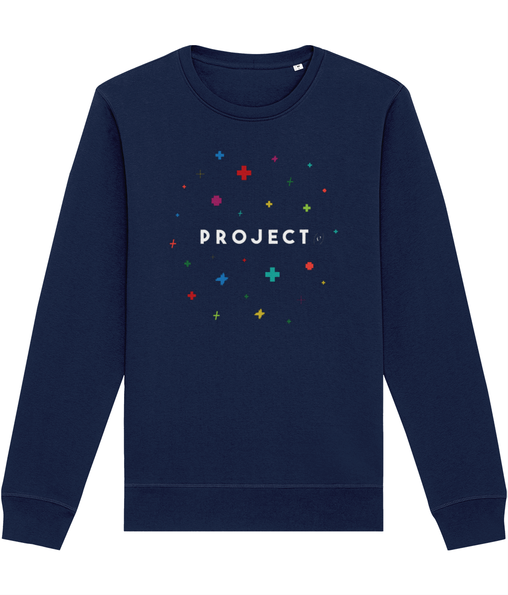 Embrace positive thinking in the Contemporary 'Project Positivity' Organic Cotton Sweatshirt