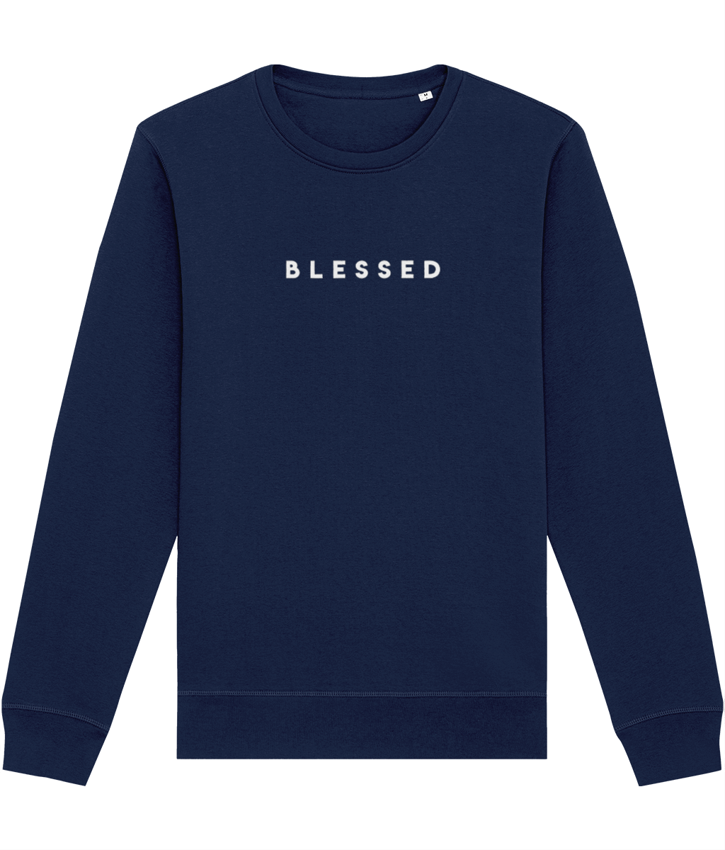Positive 'Blessed' Organic Cotton Sweatshirt