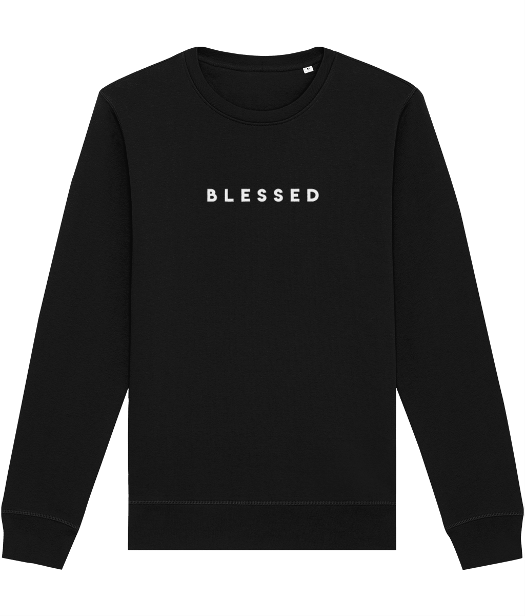 Positive 'Blessed' Organic Cotton Sweatshirt