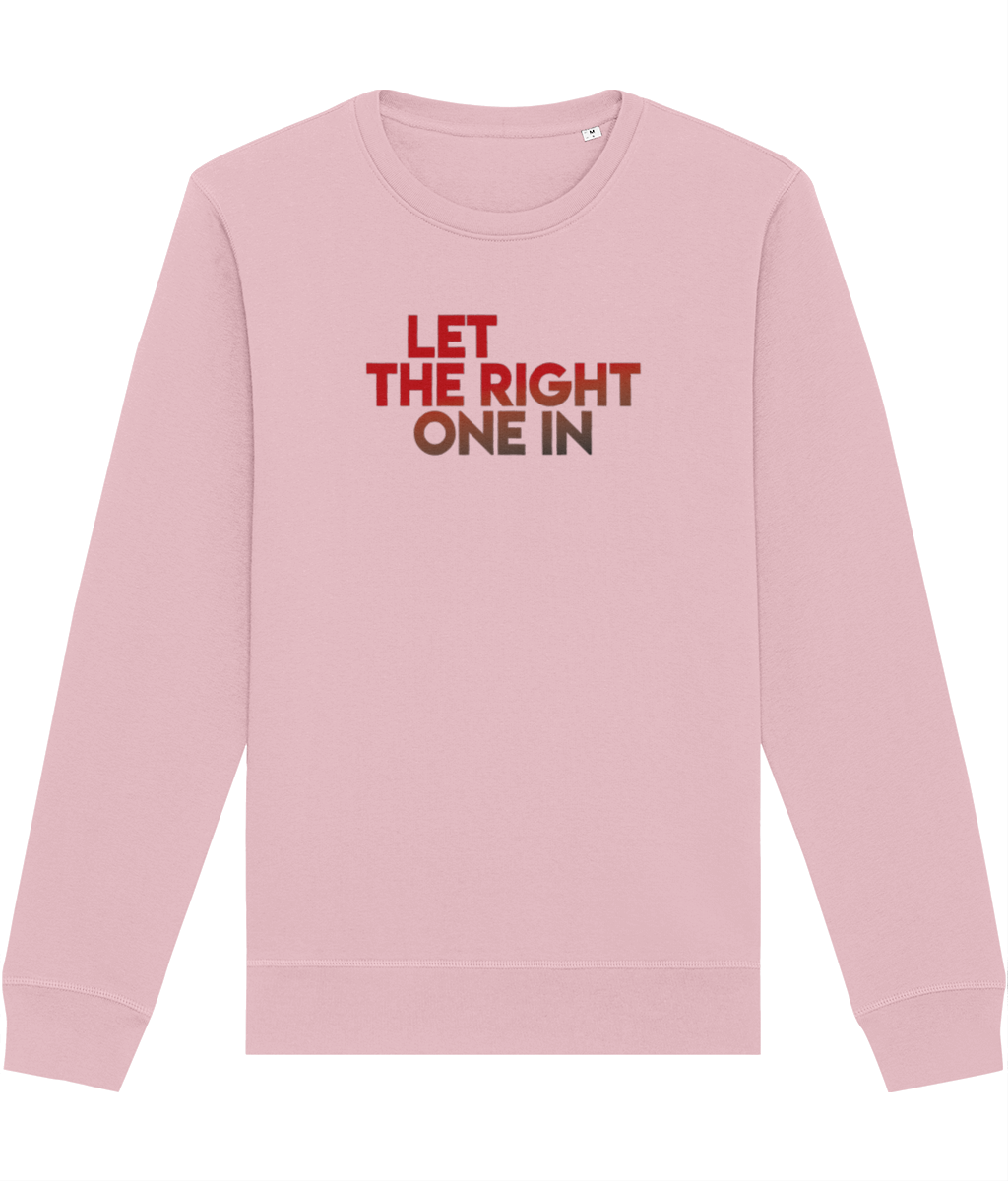 Lightweight, soft organic slogan sweatshirt for creating awareness and saving the earth