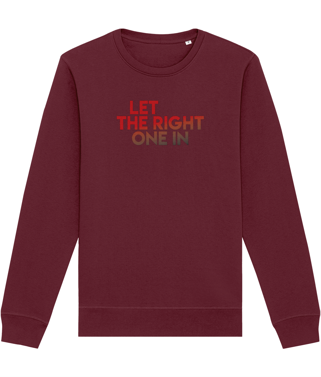 Vampire film aesthetic in organic cotton with a positive message - one of our bestselling sweatshirts - Shop Now!