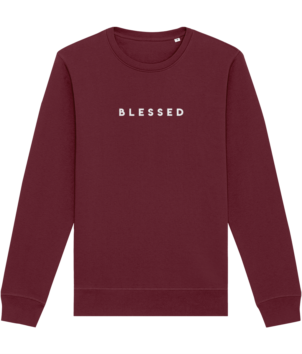 Positive 'Blessed' Organic Cotton Sweatshirt