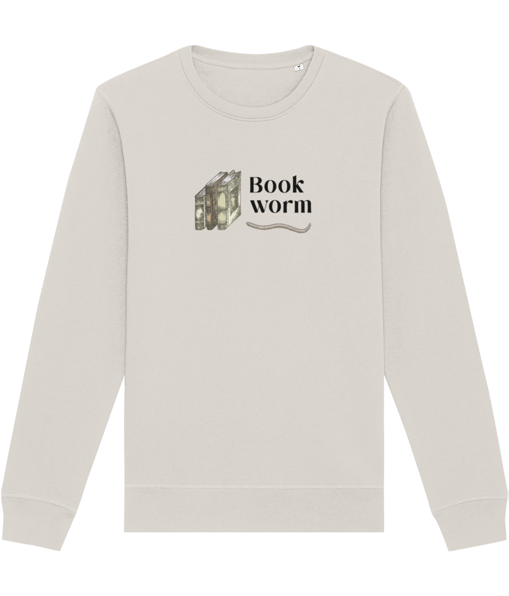 Books 'Bookworm' Organic Cotton Sweatshirt - Book worm