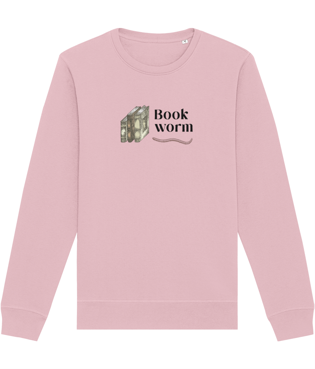 Books 'Bookworm' Organic Cotton Sweatshirt - Book worm