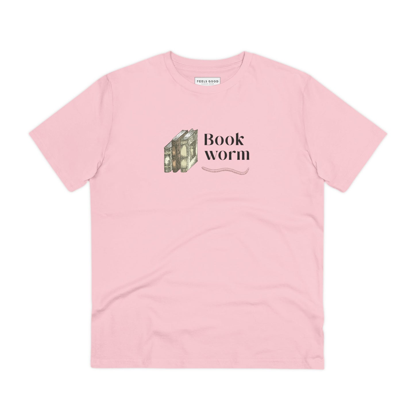 Books 'Bookworm' Organic Cotton T-shirt - Book worm