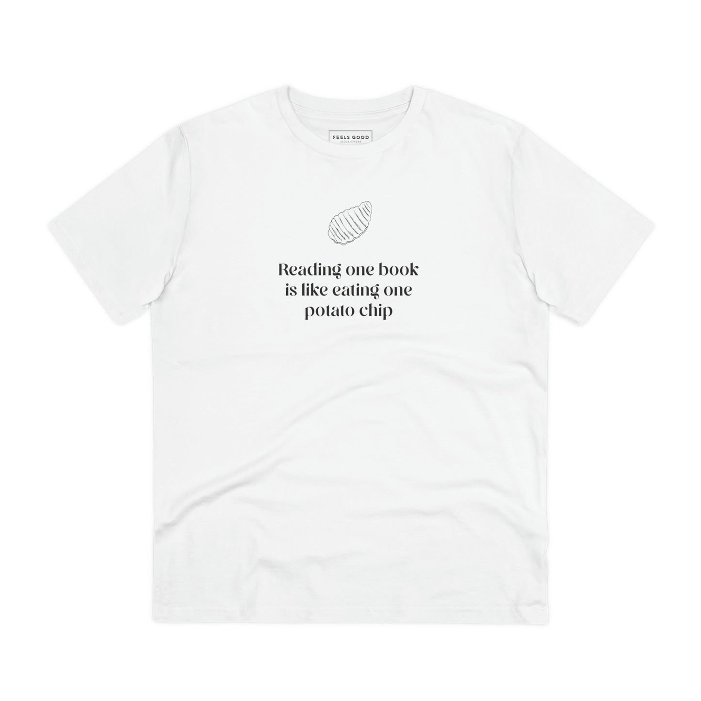 Books 'Can I Have More' Organic Cotton T-shirt with cozy book-lover style