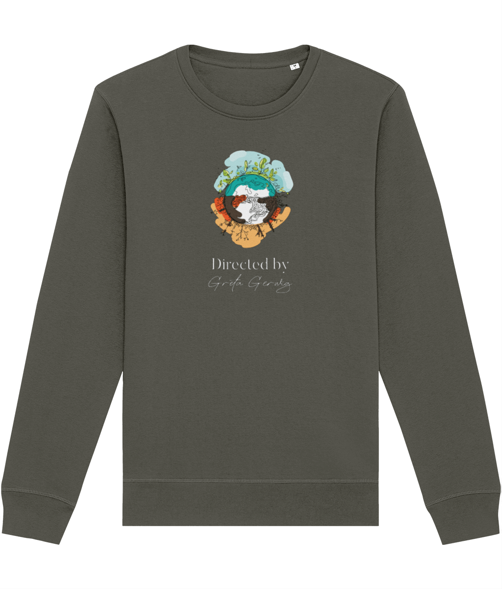 Eco-friendly sweatshirt: Climate Change 'Greta Gerwig' organic.