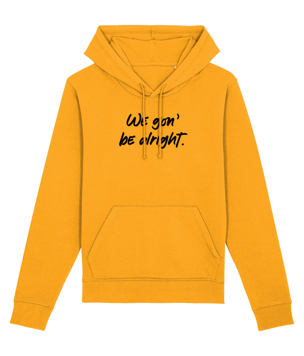 Graphic hoodie supporting social justice and awareness