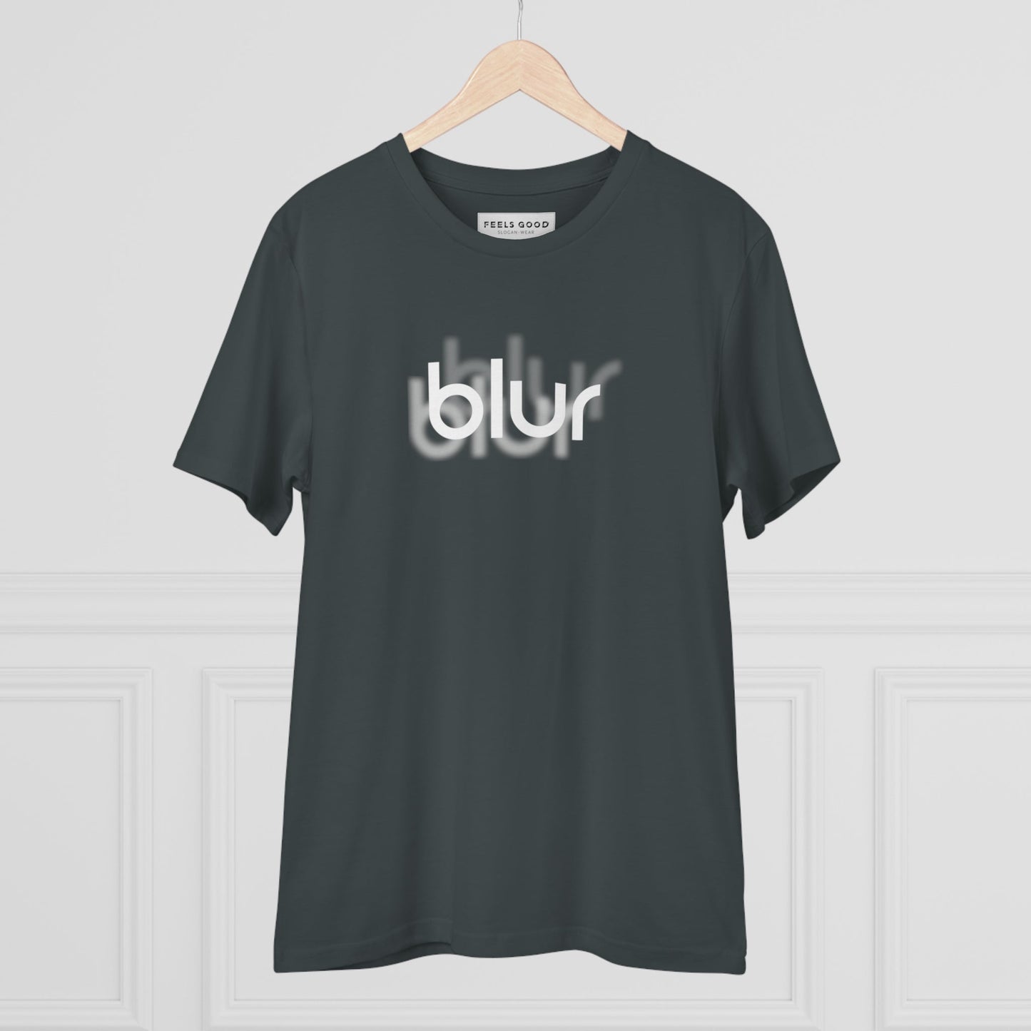Organic best t-shirt: Contemporary 'Blur' cotton shirt.