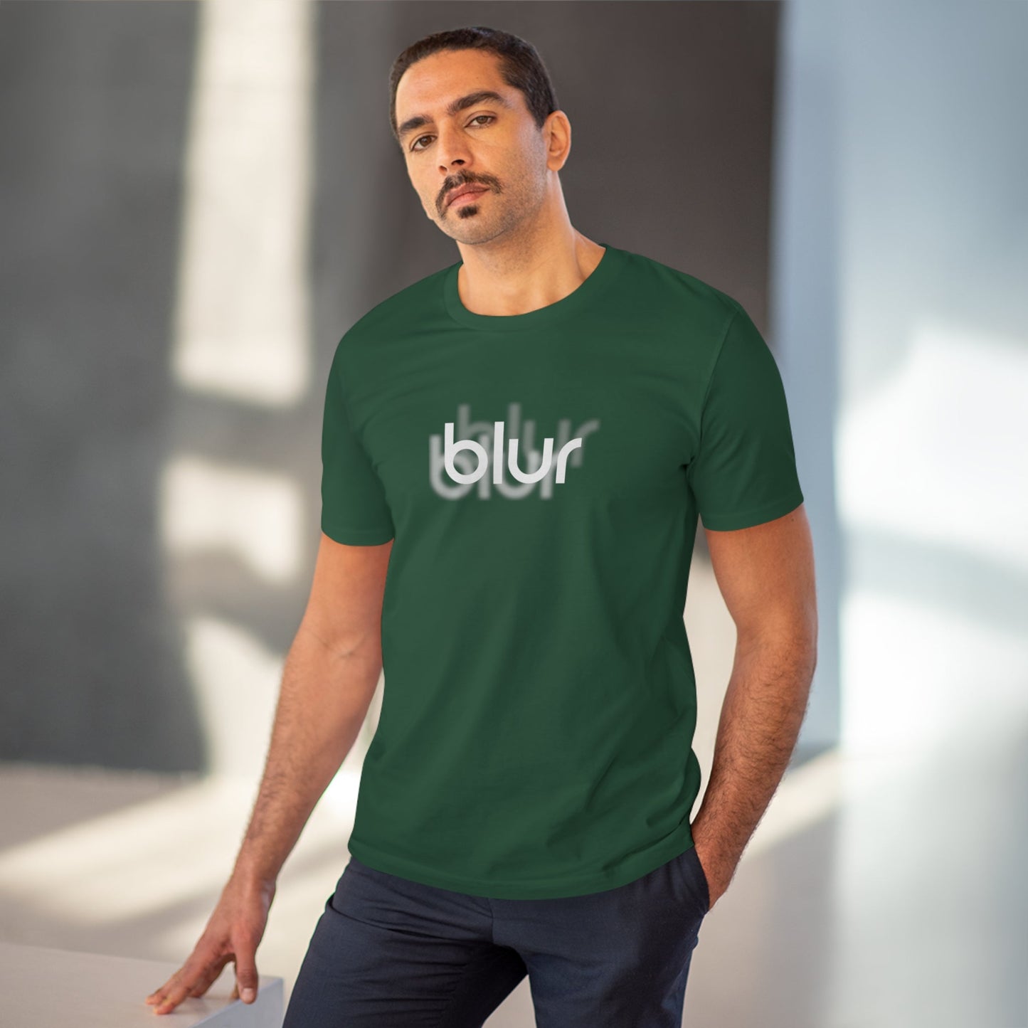 Best t-shirt brand: Contemporary 'Blur' organic cotton.
