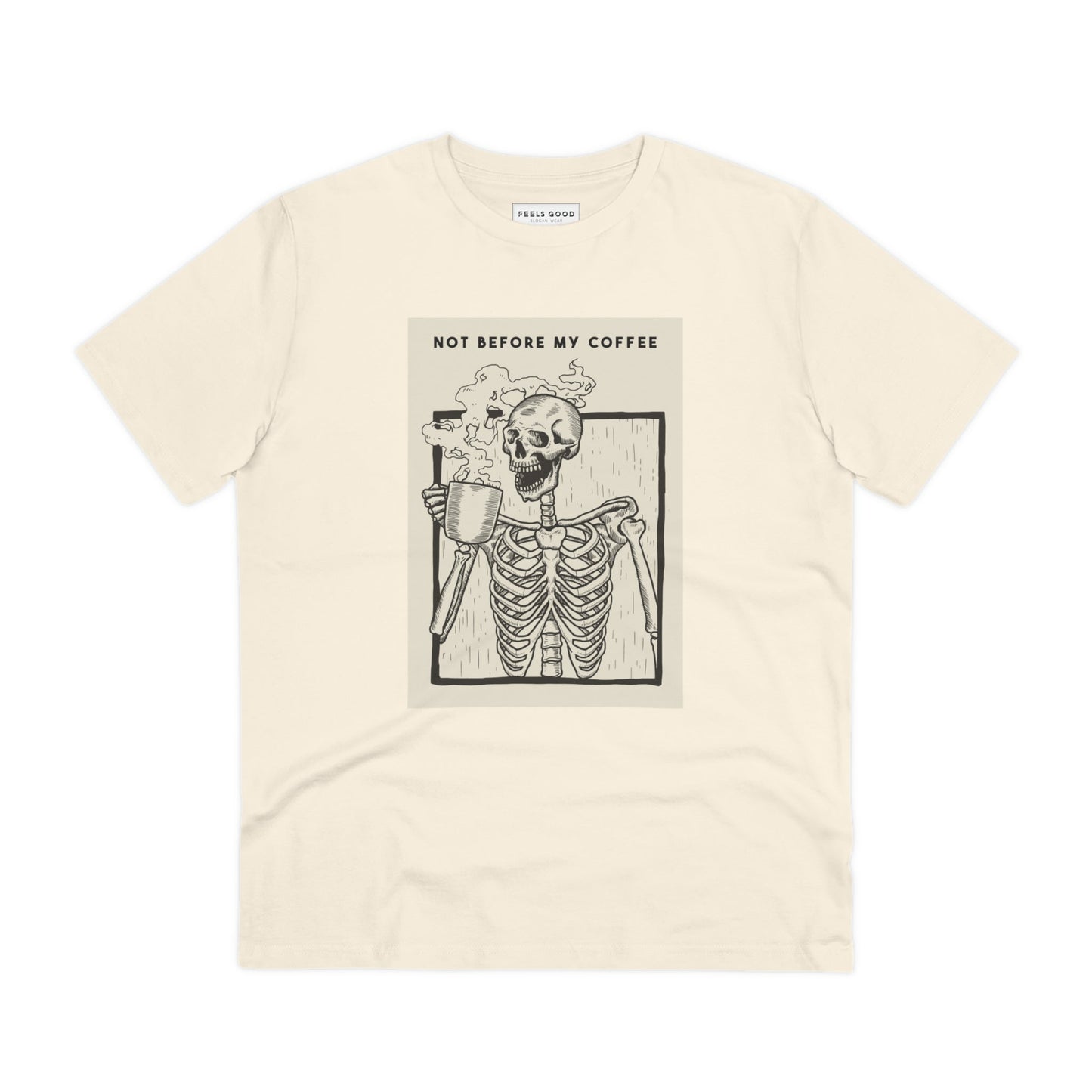Contemporary 'Coffee Lovers' Organic Cotton T-shirt - Coffee Tshirt