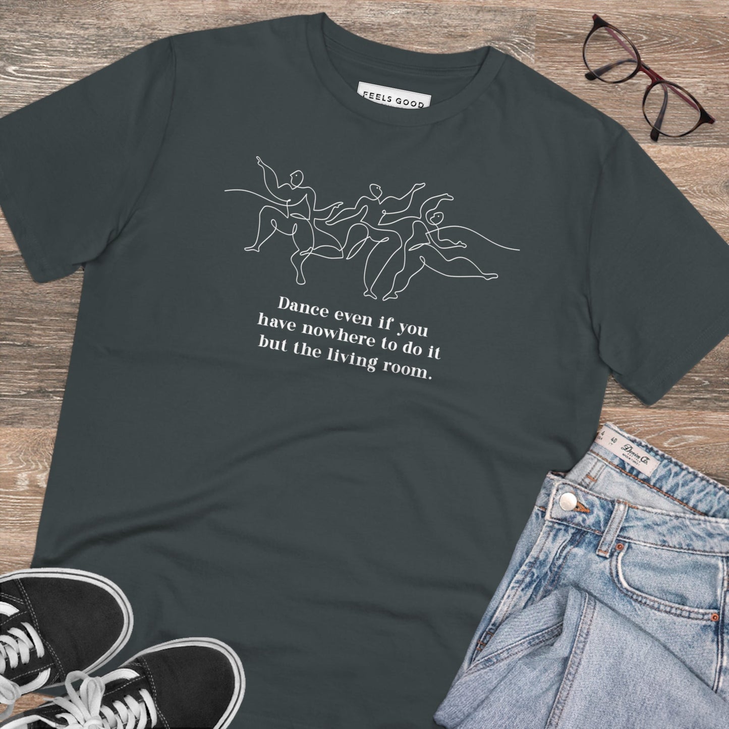 Best t-shirt brand: 'Dance Always' contemporary cotton tee.