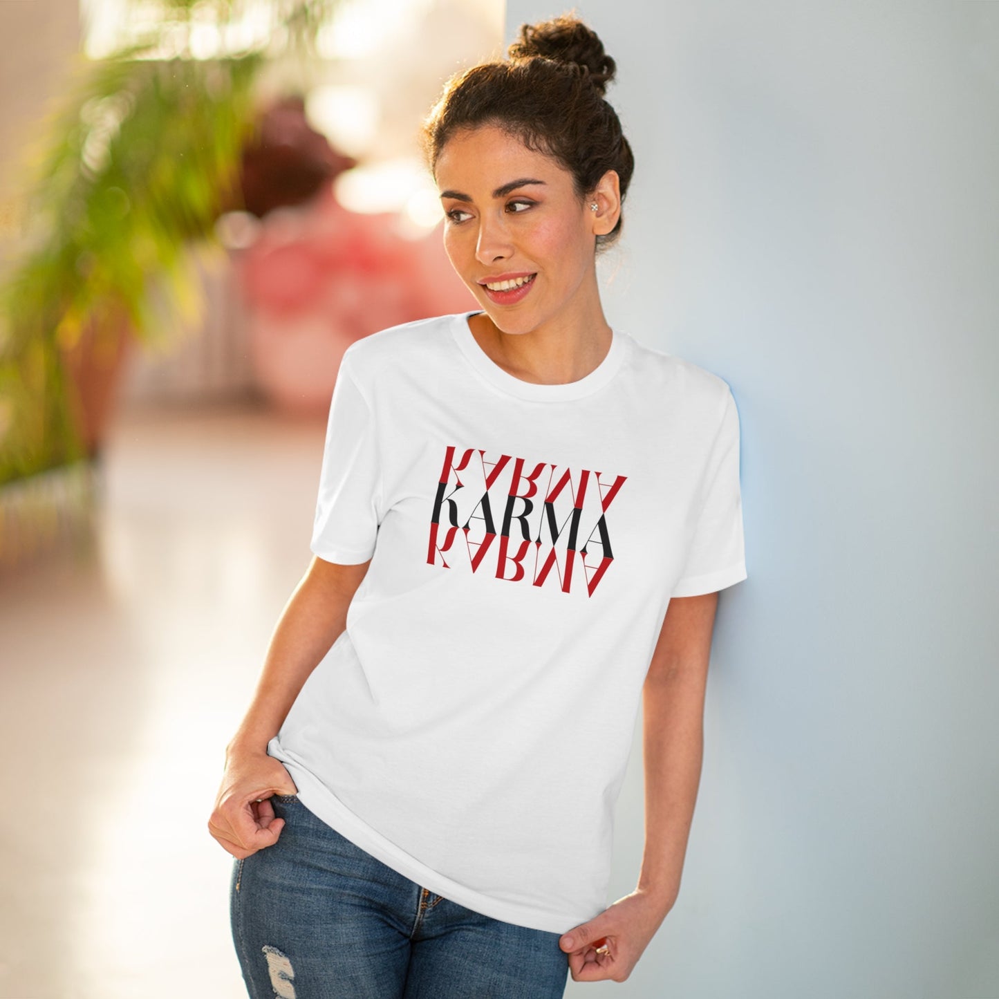 'Karma Karma Karma' Culture Club tee with throwback vibes and a bold statement