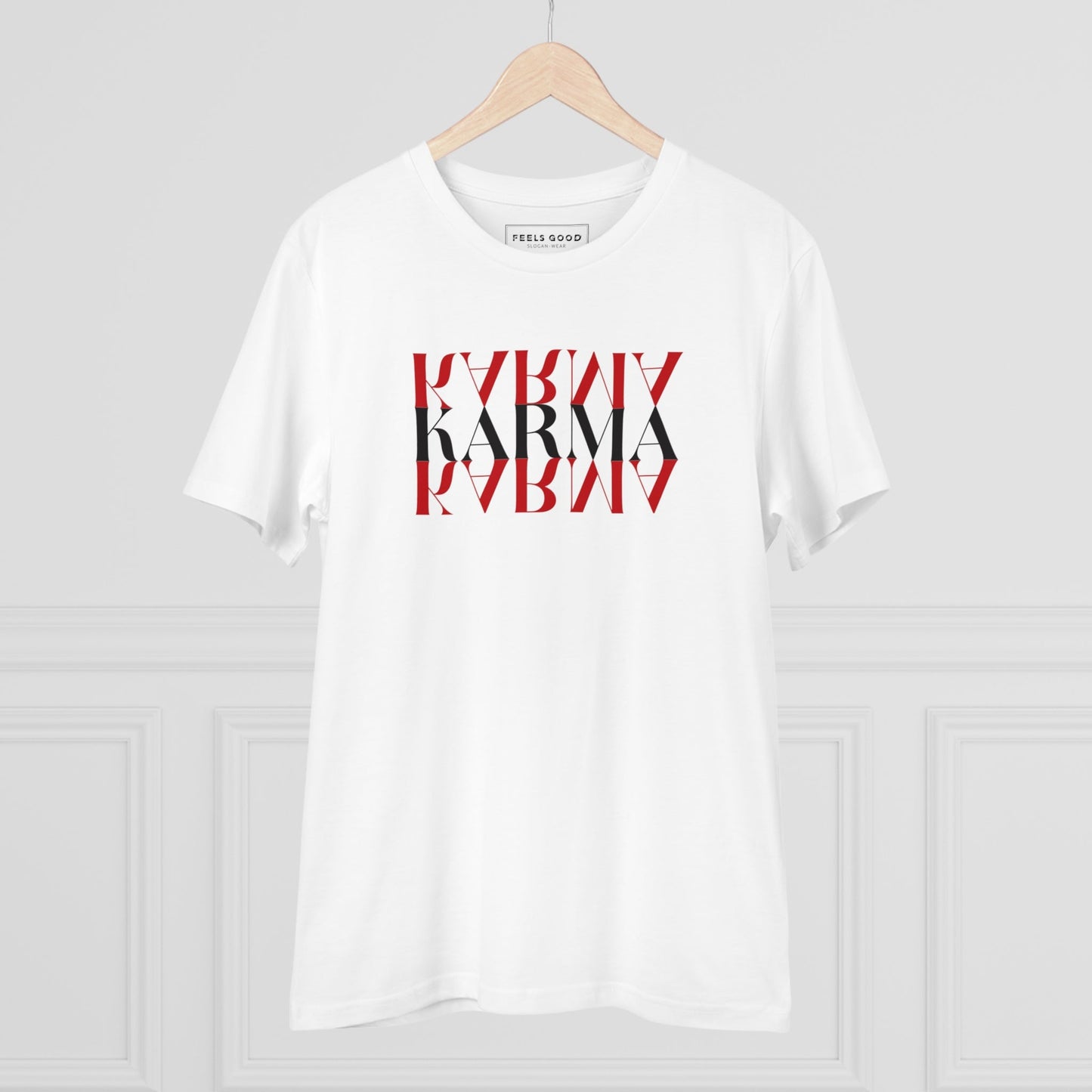 Retro and relaxed 'Karma Karma Karma' Culture Club tee for those who vibe high