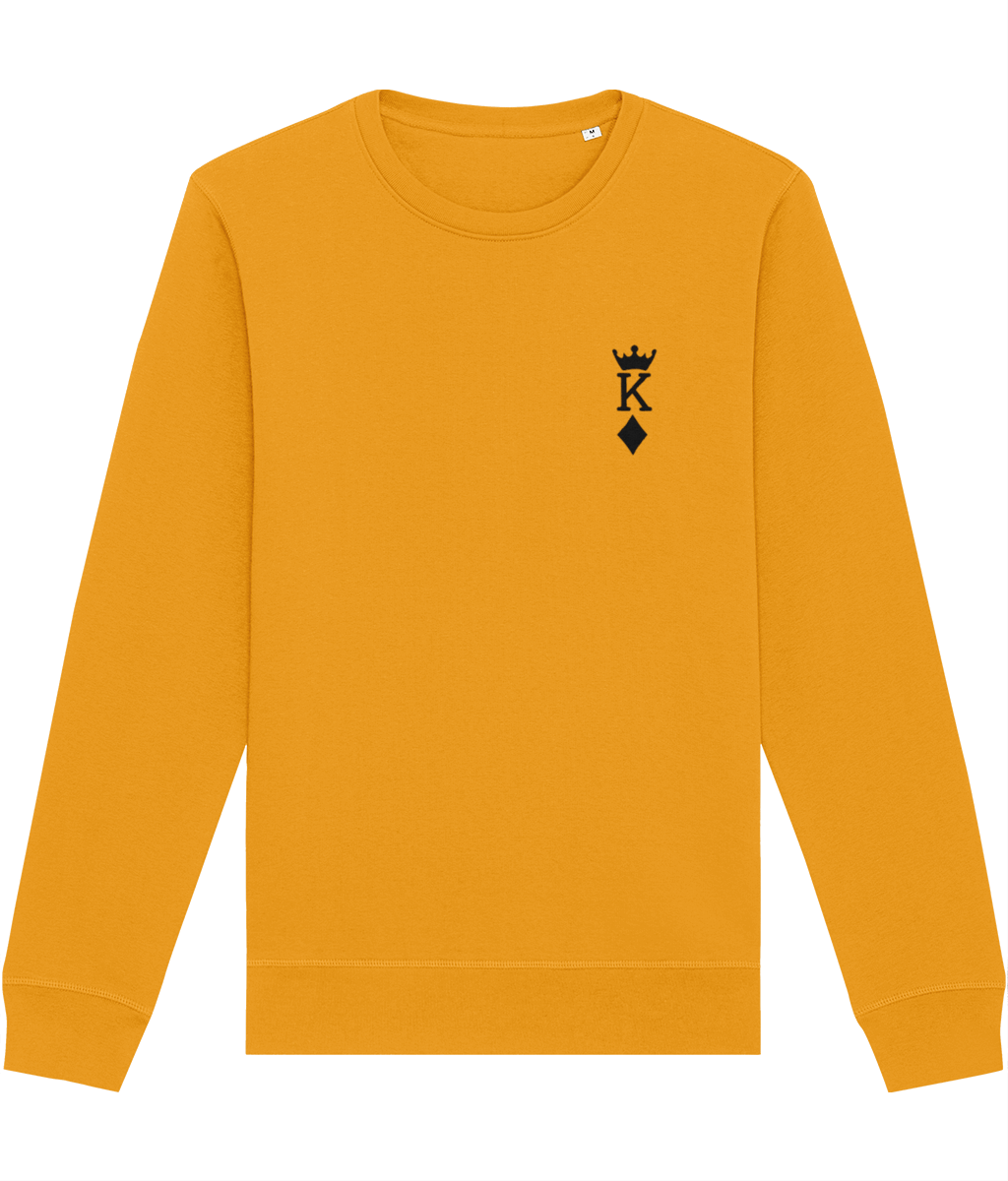 Conscious fashion meets flair in the 'King Of Diamonds' Organic Cotton Sweatshirt