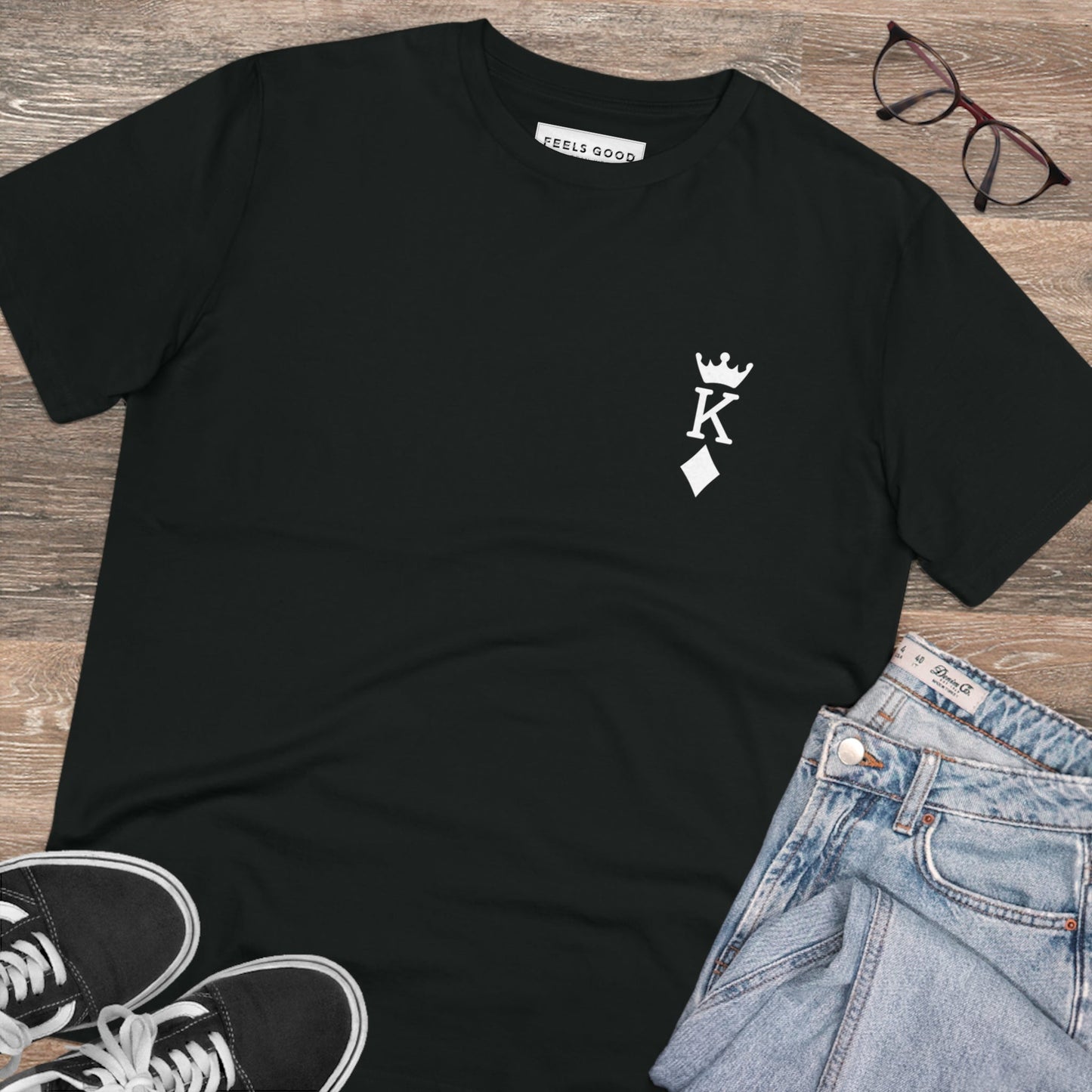 Unique best t-shirt: 'King Of Diamonds' contemporary graphic.