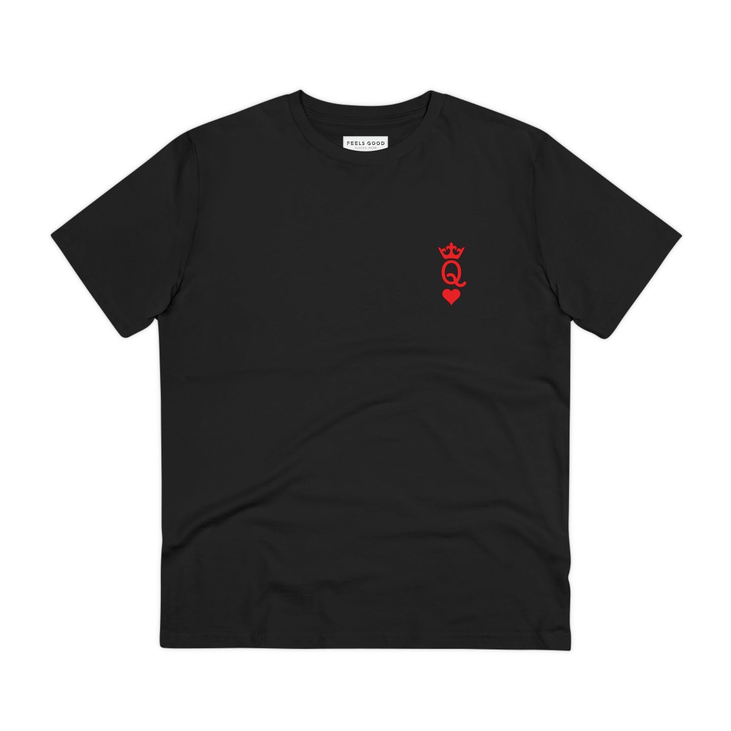Unique best t-shirt: 'Queen Of Hearts' contemporary graphic.