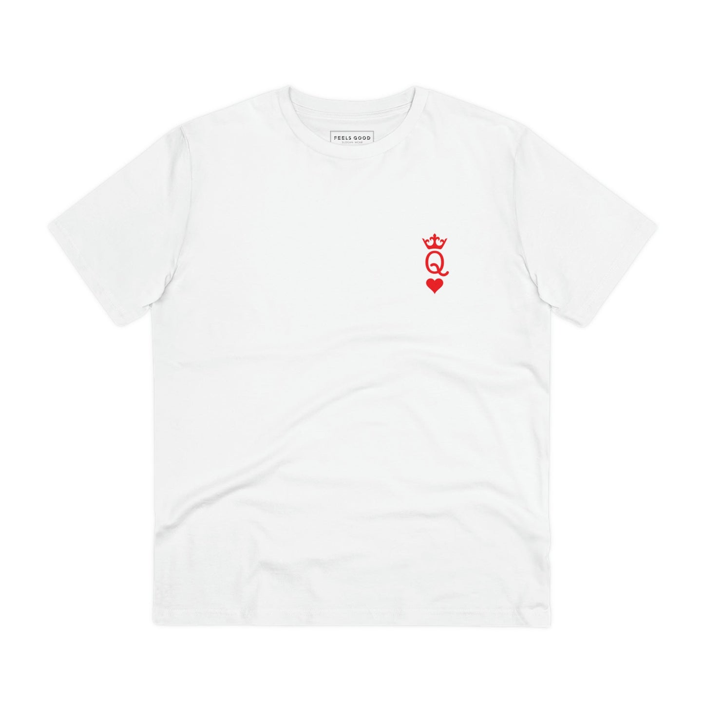 Cool best t-shirt: Contemporary 'Queen Of Hearts' organic.
