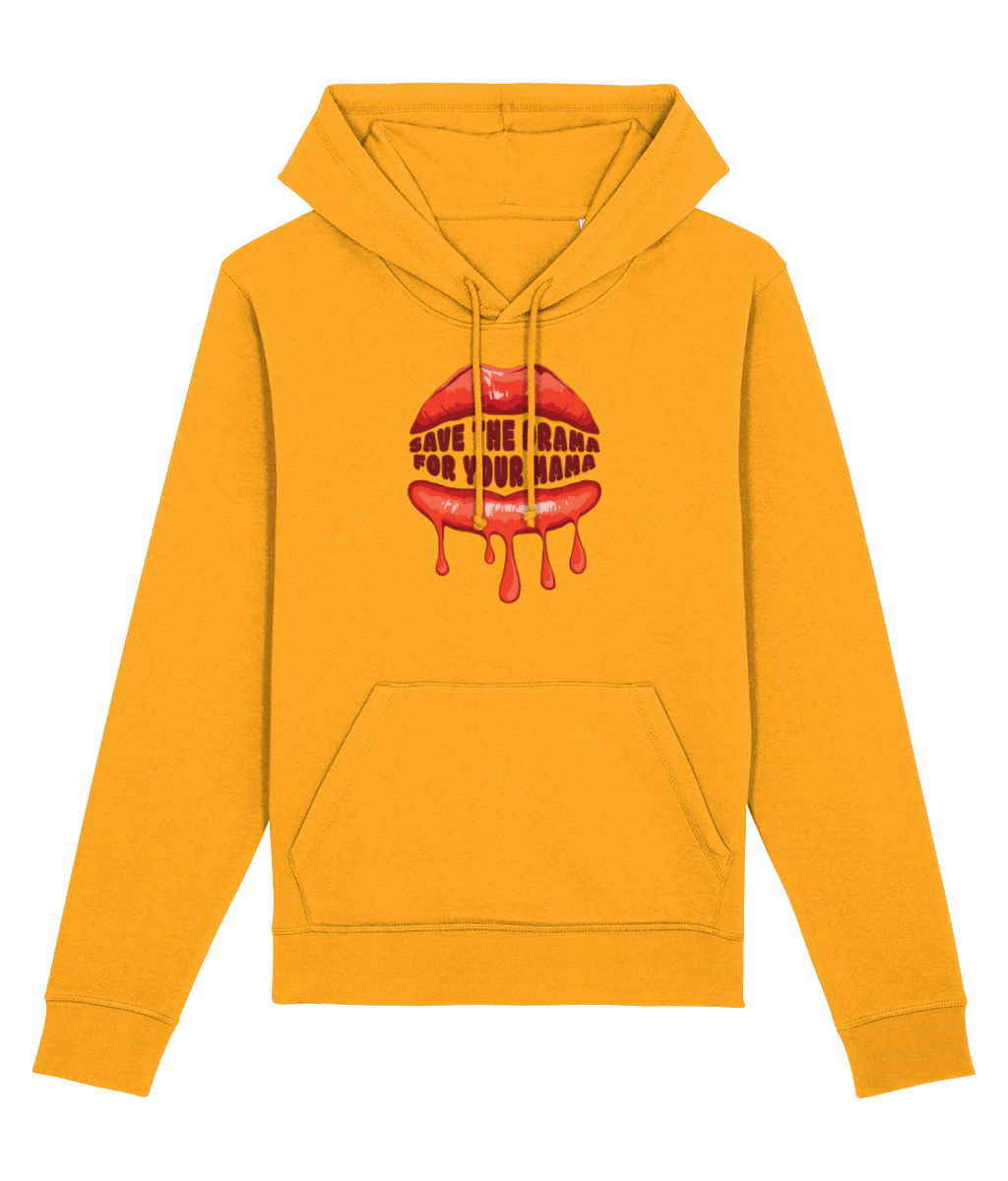 Reggae 'Contemporary 'Save The Drama' Mary J Blije Organic Cotton Hoodie – Fresh hoodie streetwear look