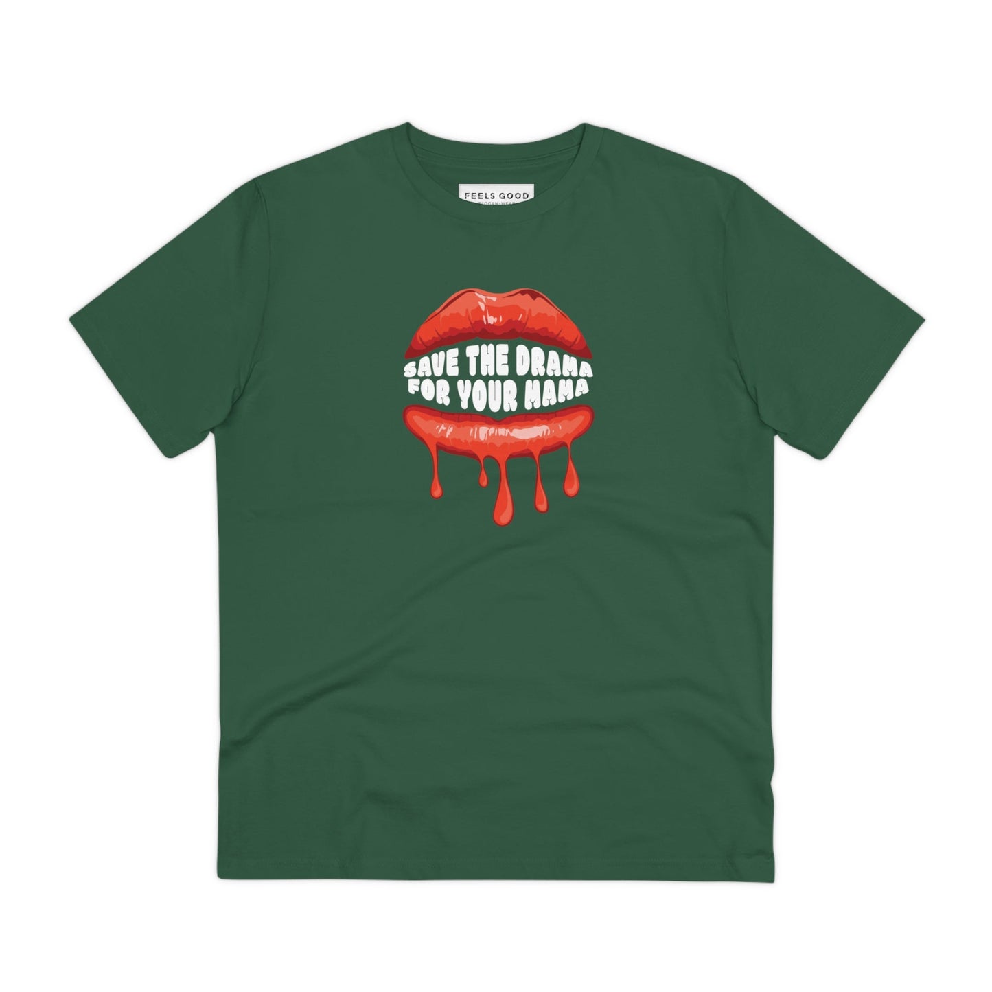 Contemporary 'Save The Drama' Organic Cotton T-shirt, stylish sweatshirts with quotes