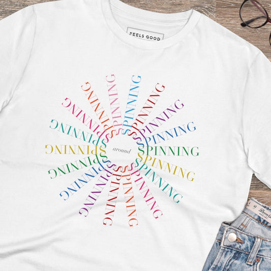 Best selling Kylie Minogue t-shirt: 'Spinning Around' organic cotton.