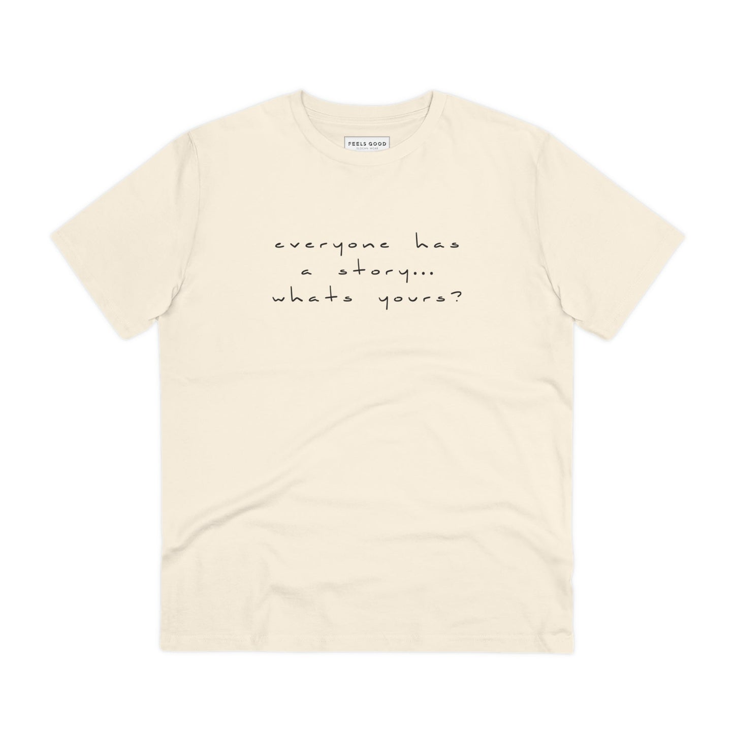 Best t-shirt brand: Contemporary 'Tell Your Story' organic cotton.