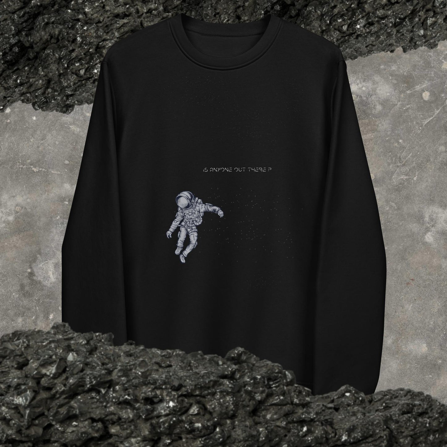 Contemporary 'The Astronaut' Organic Cotton Sweatshirt in dreamy spiritual style