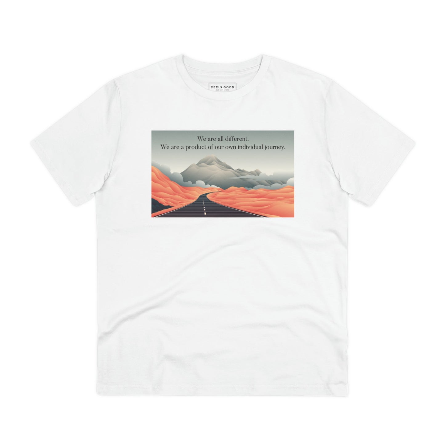 Organic best t-shirt: 'A Different Path' cotton tee.