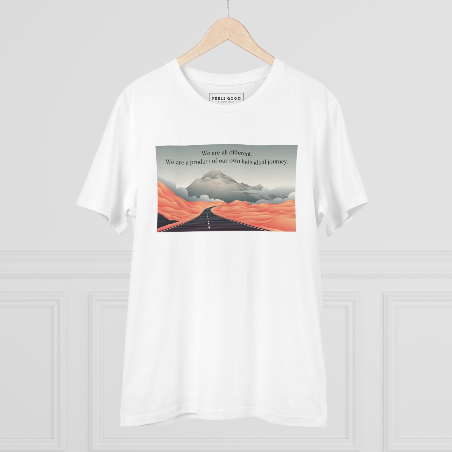 Unique best t-shirt: 'A Different Path' quote graphic.
