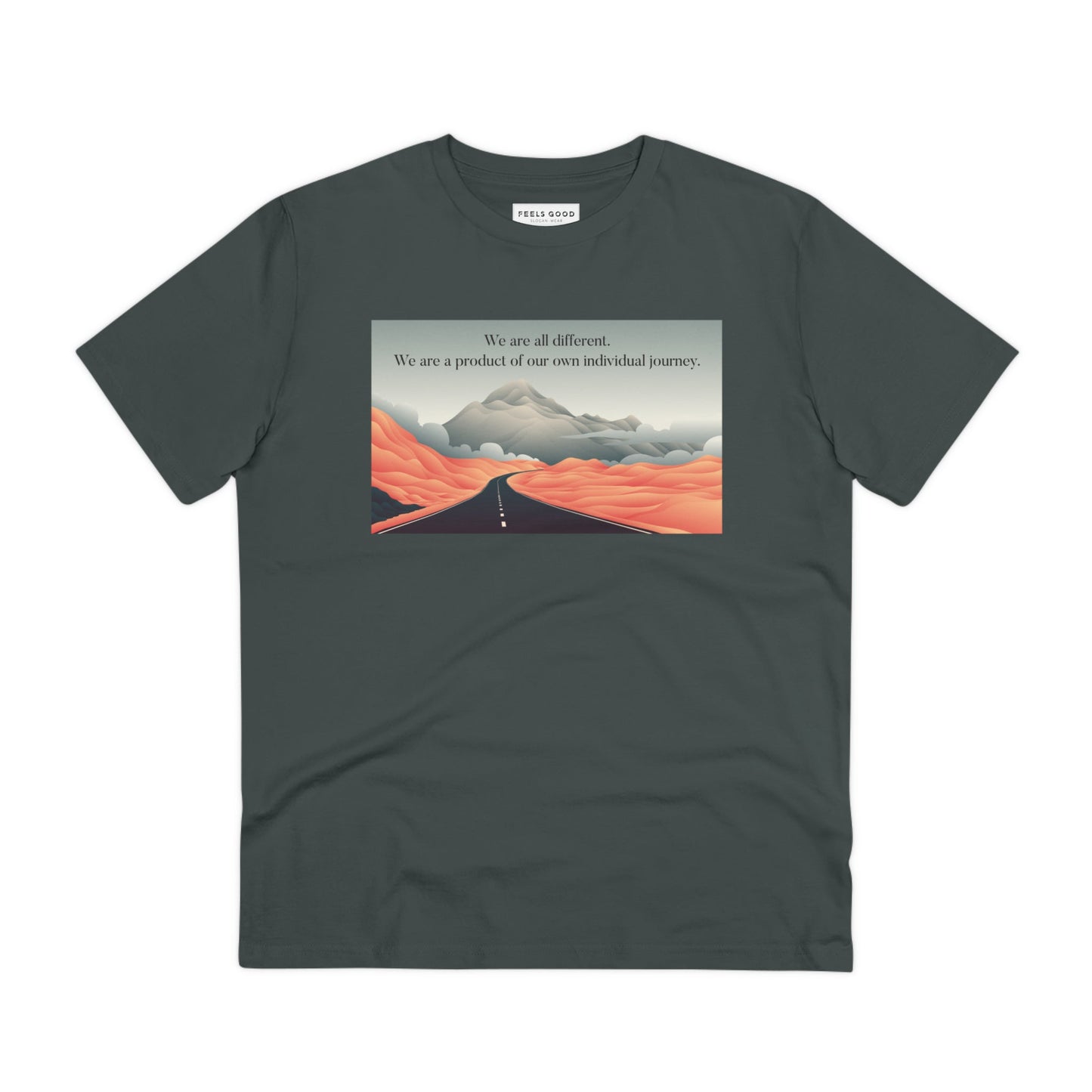 Top brand t-shirt: Famous Quotes 'A Different Path' organic.