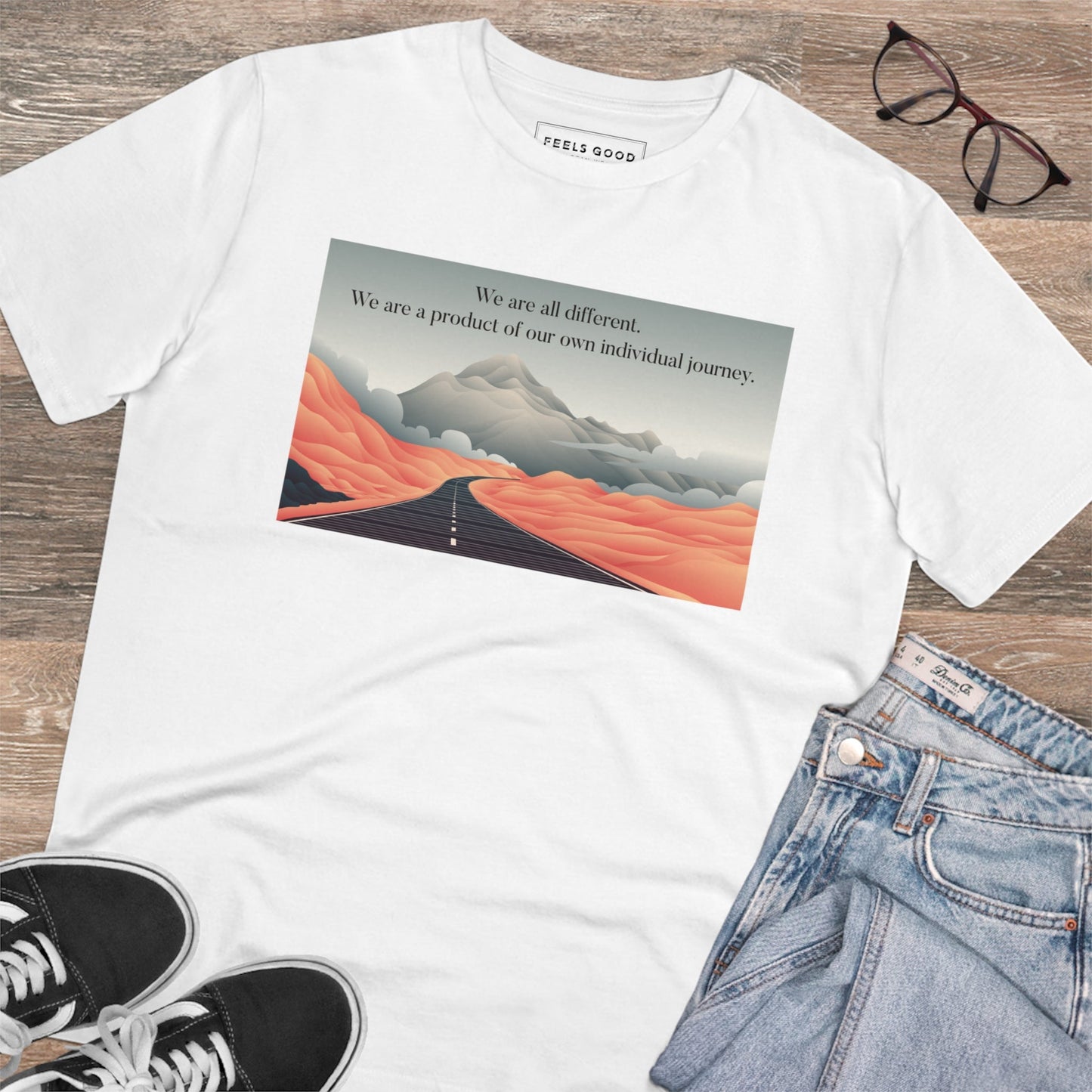 Best t-shirt brand: Famous Quotes 'A Different Path' cotton.