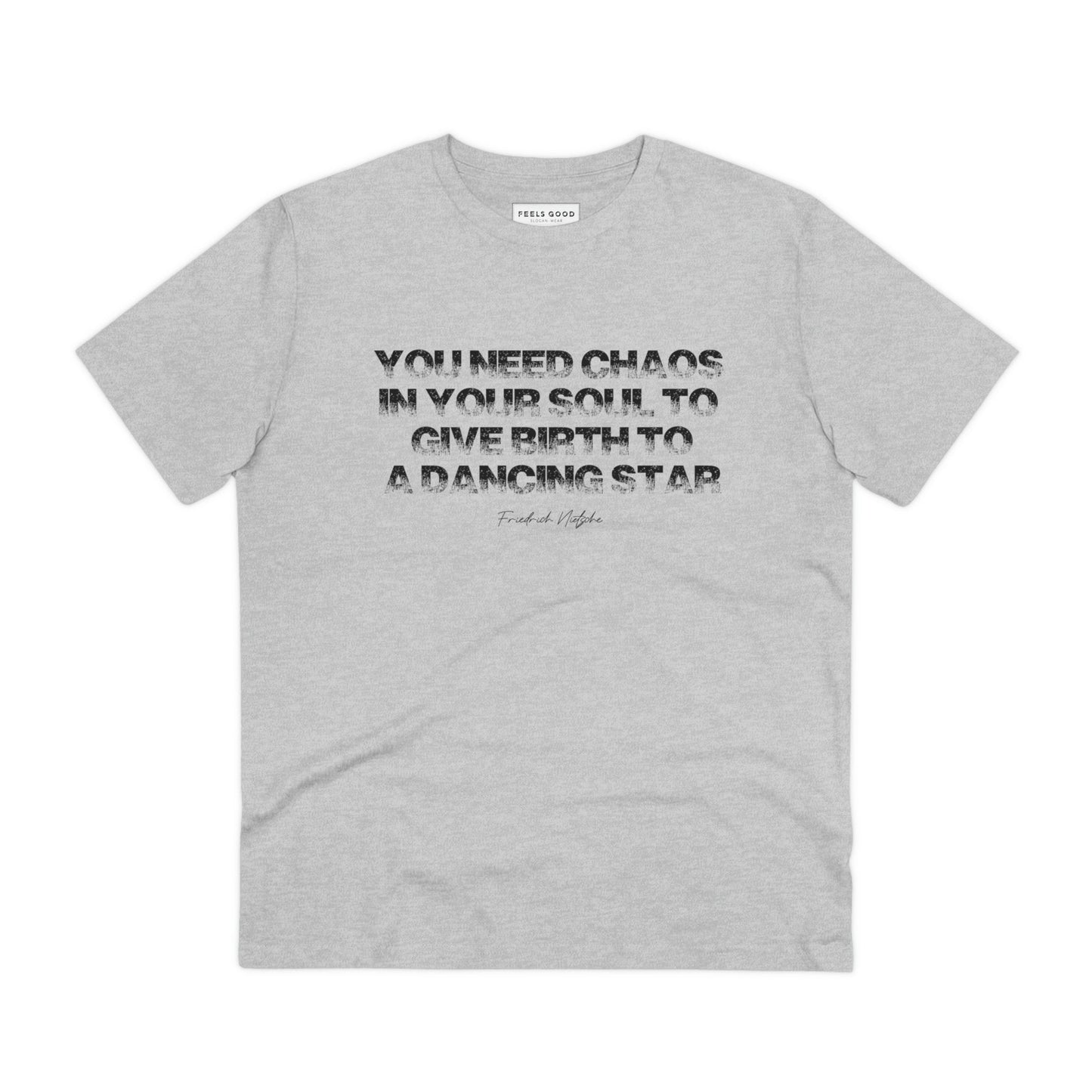 Famous Quotes Nietzsche Organic Cotton T-shirt - Motivational and Inspirational Quote T-shirt