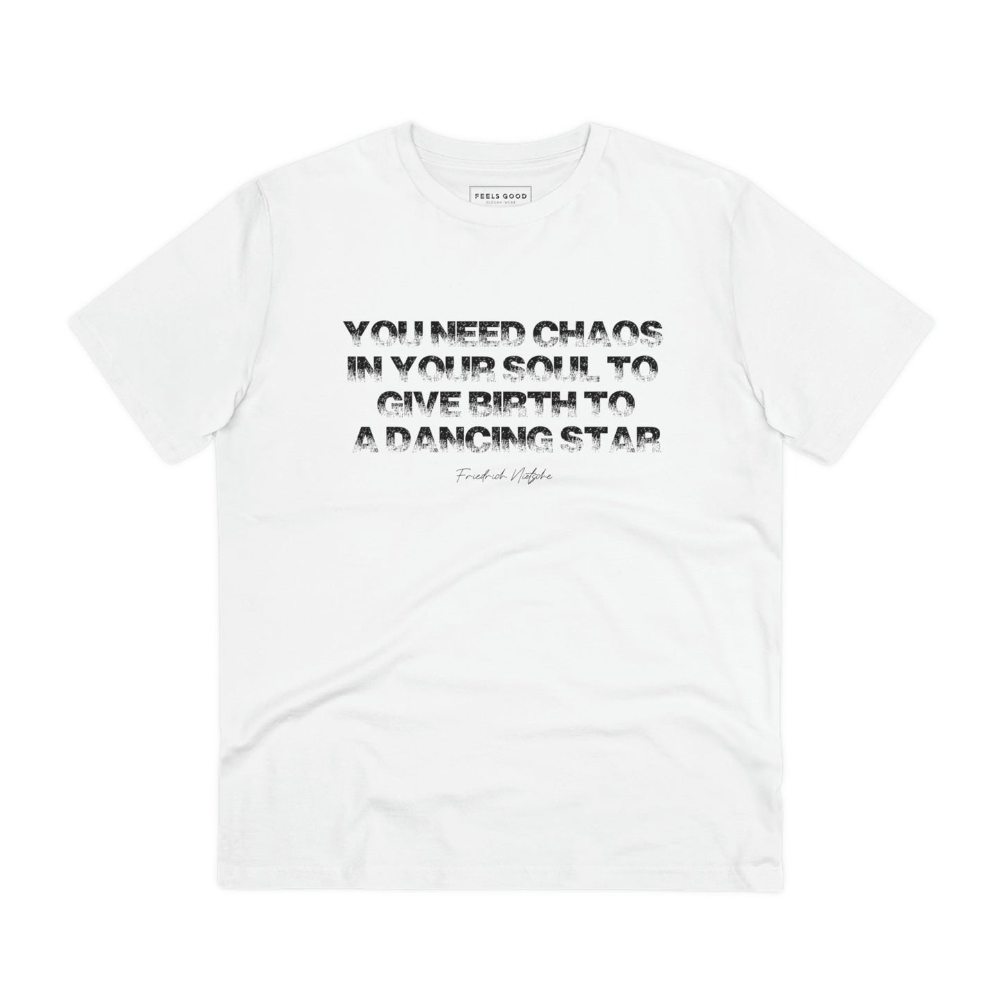 Famous Quotes Nietzsche Organic Cotton T-shirt - Quotes for T-shirts with Inspirational Words