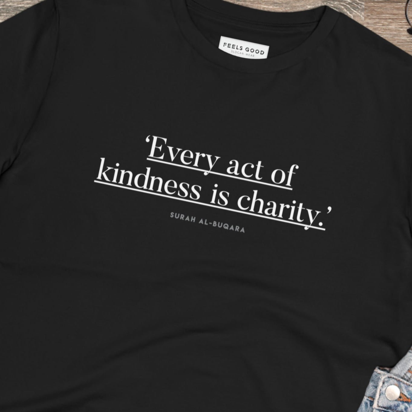 This Famous Quotes 'Kindness' Organic Cotton T-shirt embodies compassion.