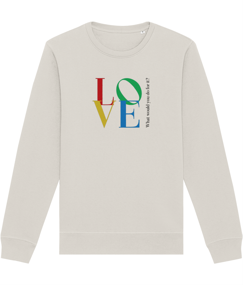 Famous Quotes 'LOVE' Dior Organic Cotton Sweatshirt—a fresh take on conscious fashion
