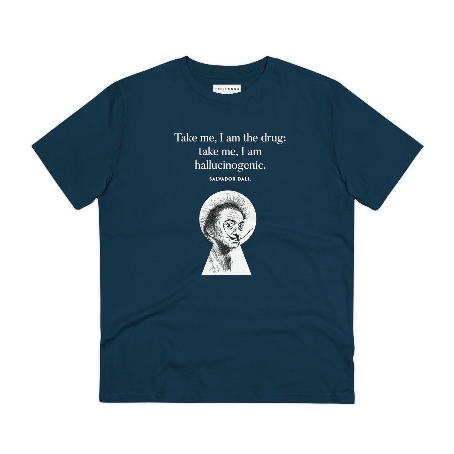Basic cotton t shirt made from ethically sourced fibres - Salvador Dali