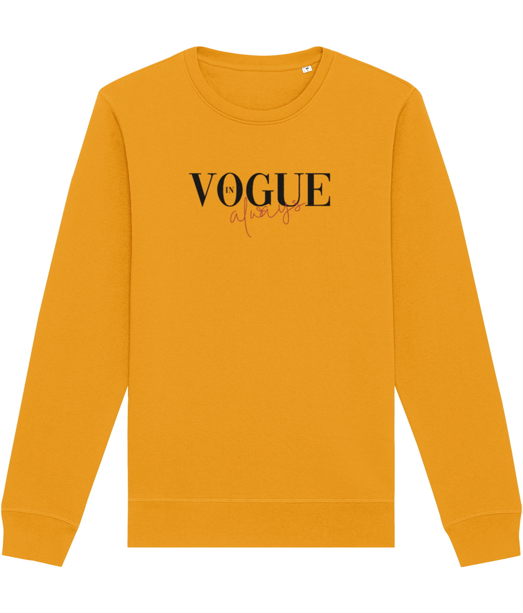 "In Vogue" Sweatshirt: A must-have spiritual clothing piece with modern flair.