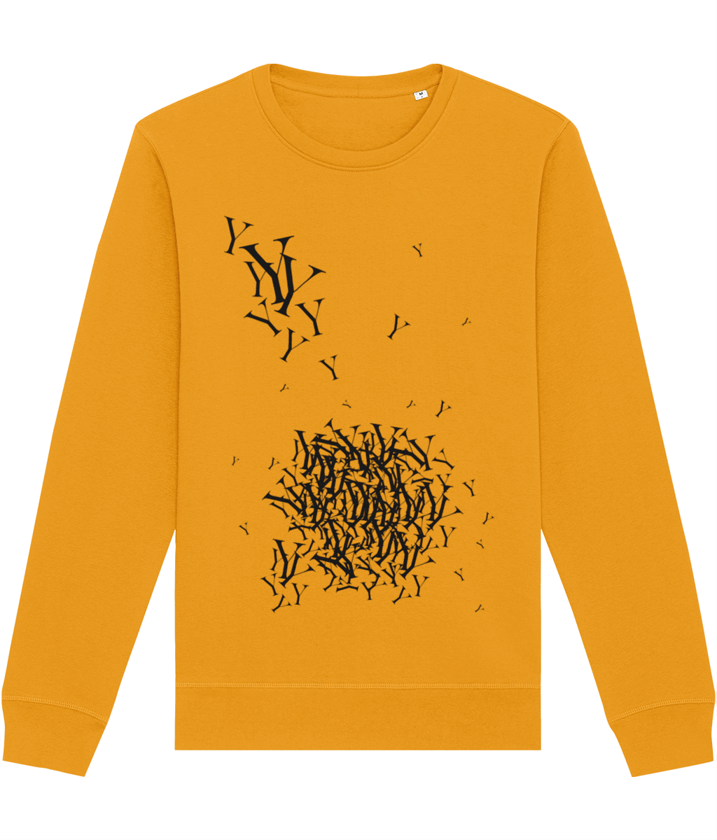 Fashion 'Y' Yohji Organic Cotton Sweatshirt that channels creative minds and expressive souls