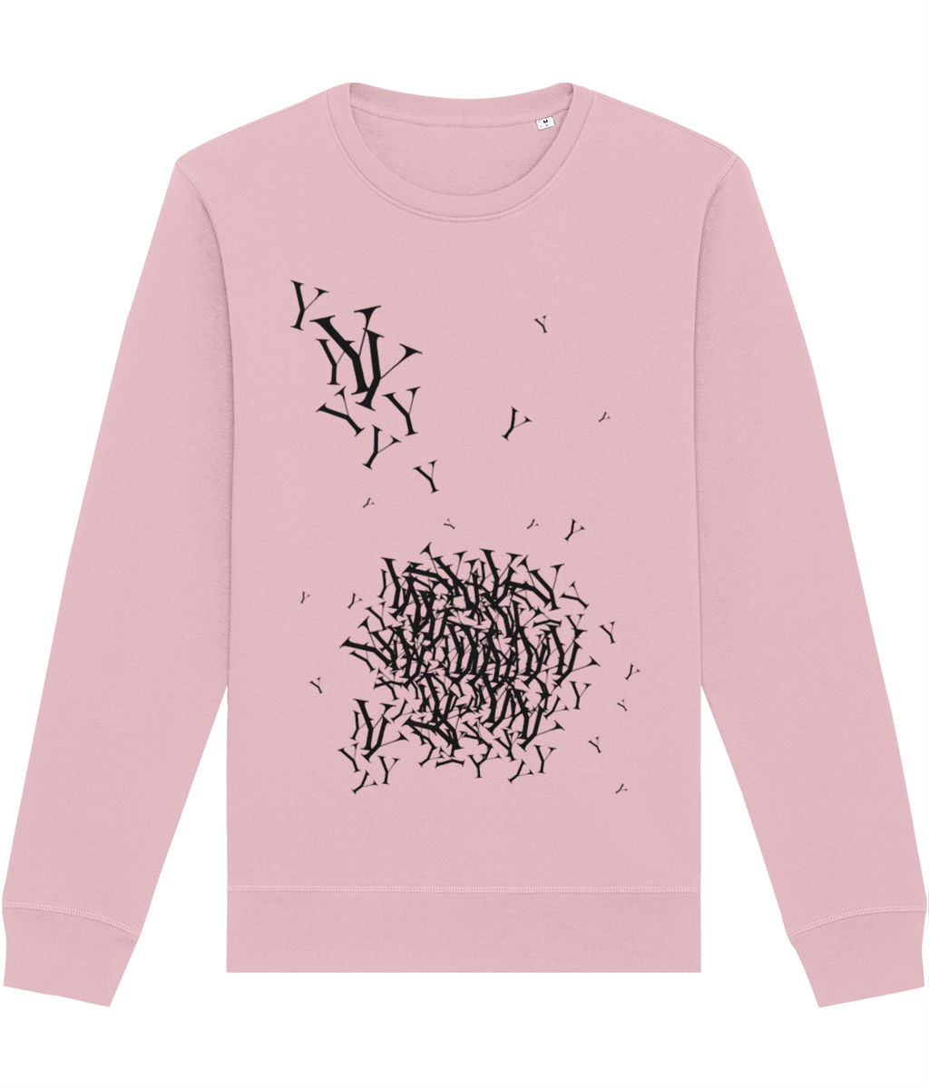 Fashion 'Y' Yohji Organic Cotton Sweatshirt that suits fans of lyrical and thoughtful fashion
