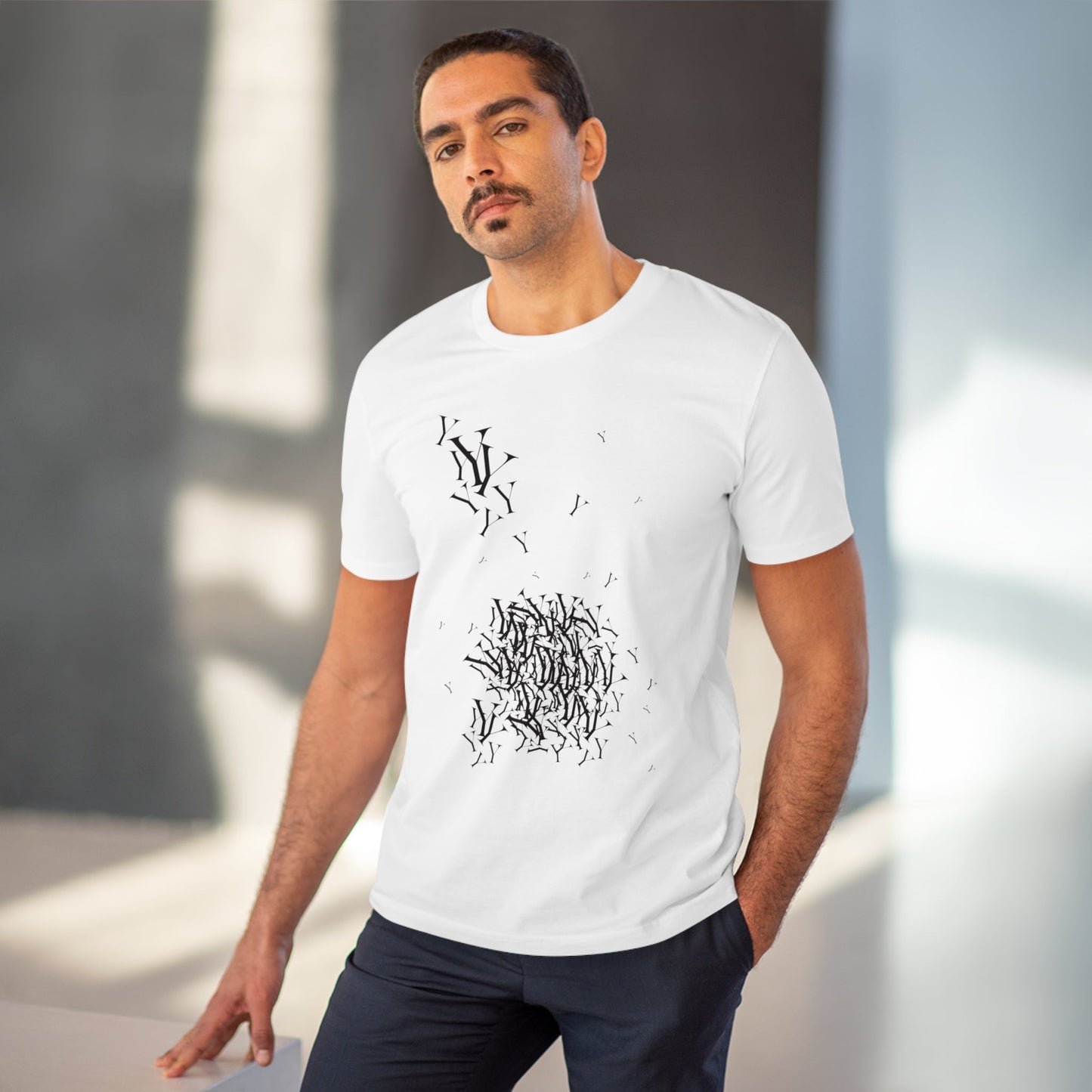 Top t-shirt: Fashion 'Y' Yohji organic cotton, best brand.