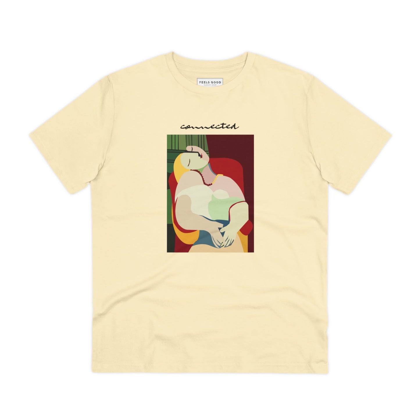 High quality feminist-connected tee crafted from breathable organic cotton.