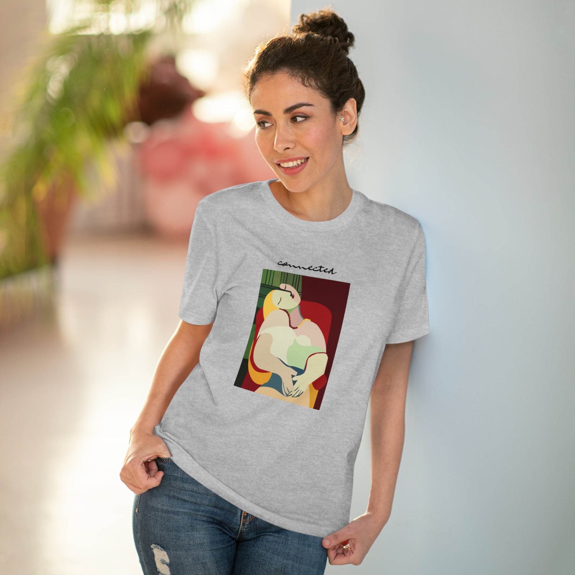 High quality feminist-connected tee crafted from breathable organic cotton.