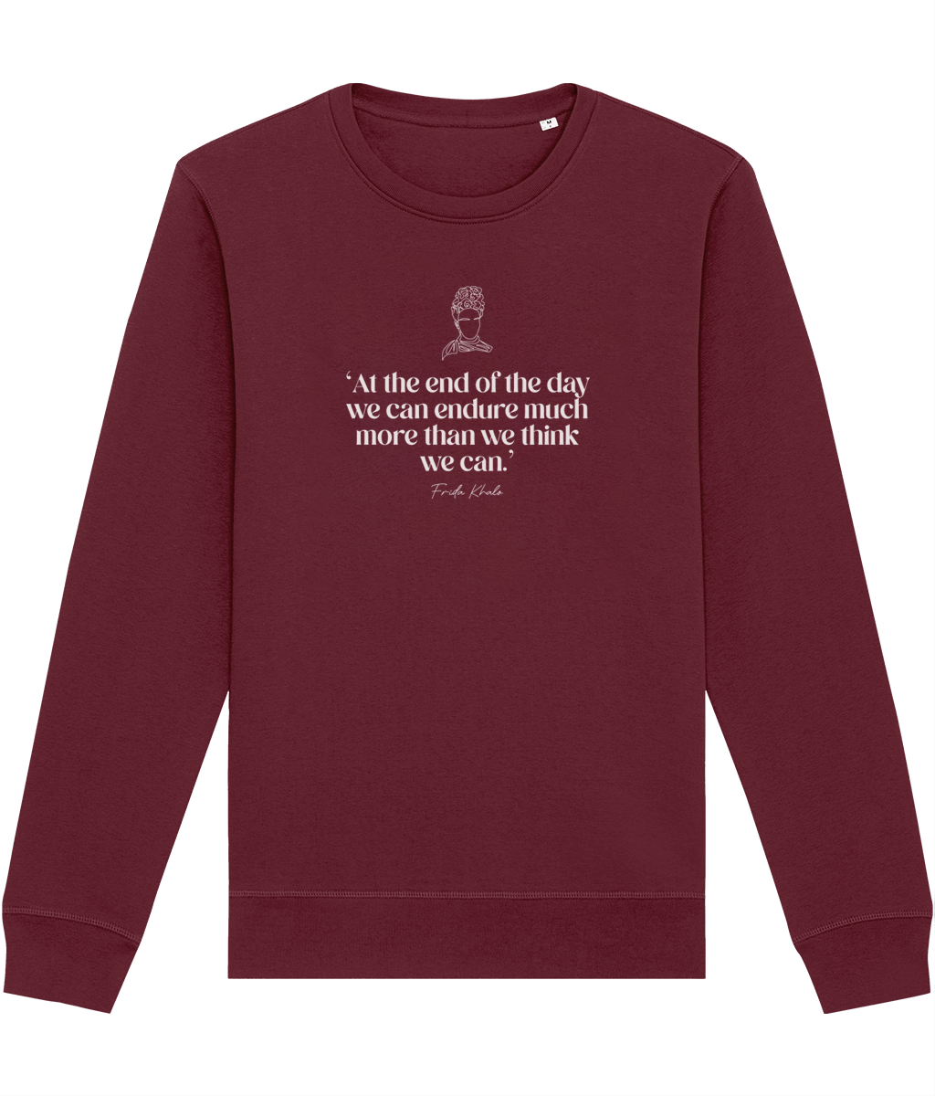 Frida Organic Cotton Sweatshirt – feminist Sweatshirt UK style unisex