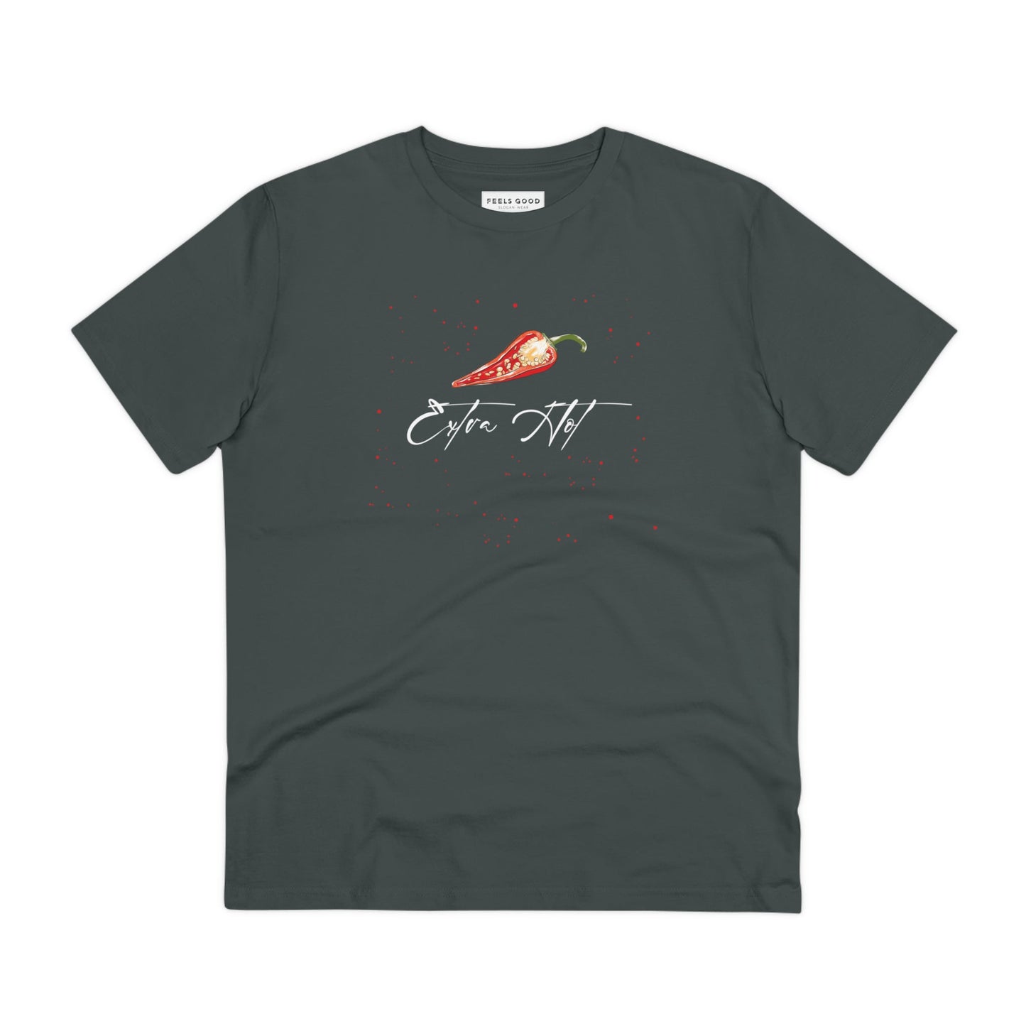 Elevate your wardrobe with the feminist 'Extra Hot' organic cotton t-shirt, an iconic feminist t-shirt.
