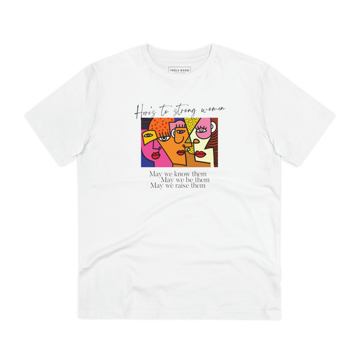 Non-binary t-shirts – Feminist 'May We Be Them' tee made from organic cotton