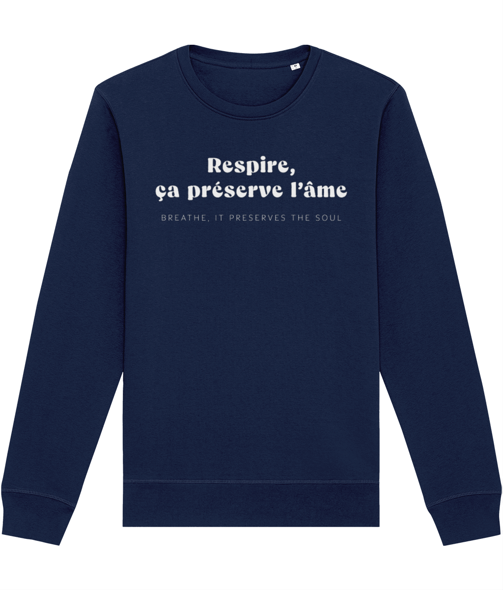 Effortless Paris outfits start with the Francophile 'Breathing Preserves The Soul' Sweatshirt.