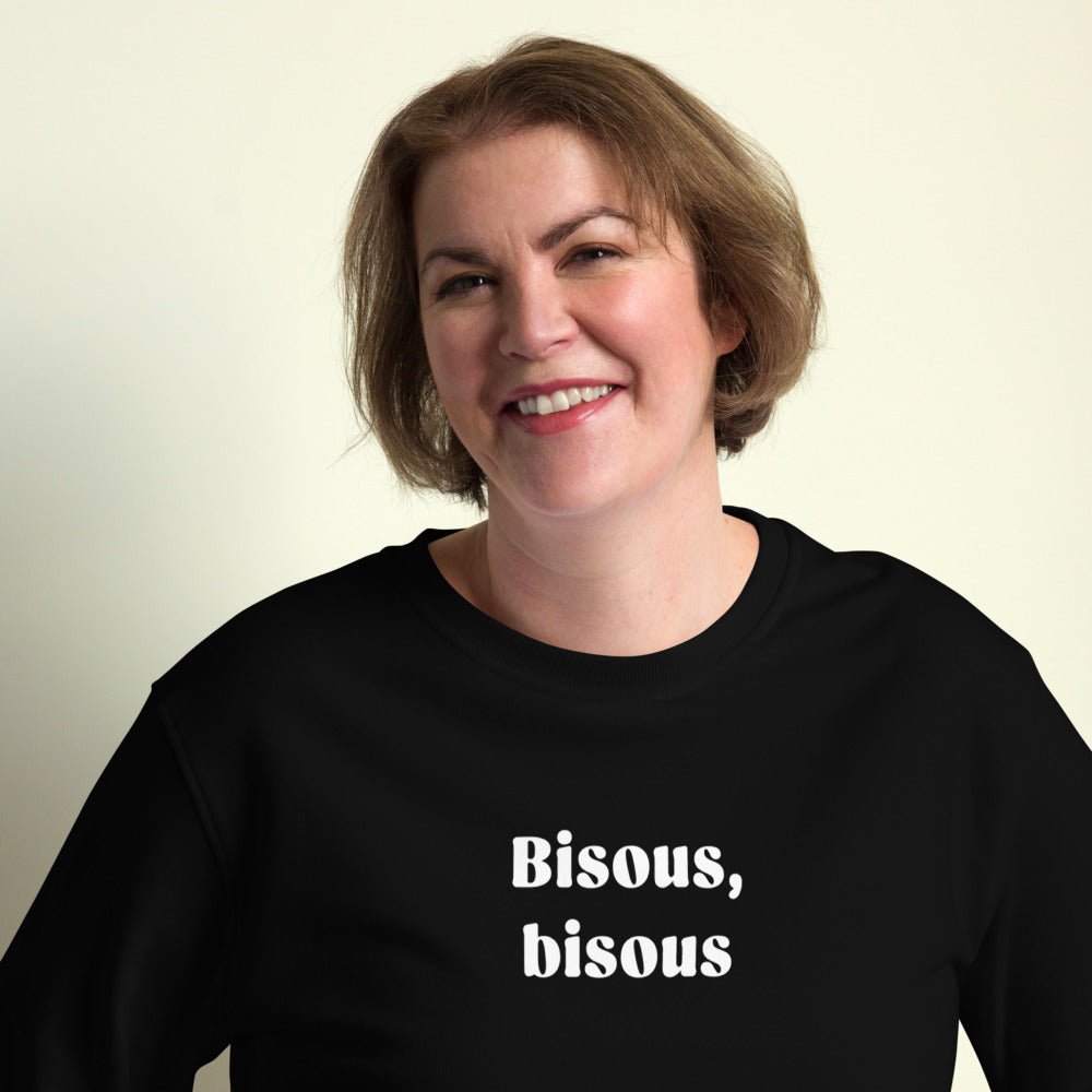 Francophile 'French Kiss' Organic Cotton Sweatshirt - French Gift