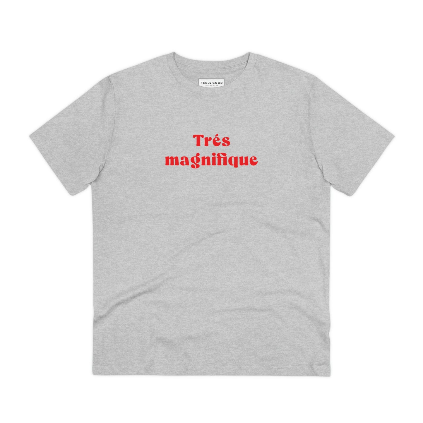 Classic Francophile fashion piece – 'Magnificent One' text design