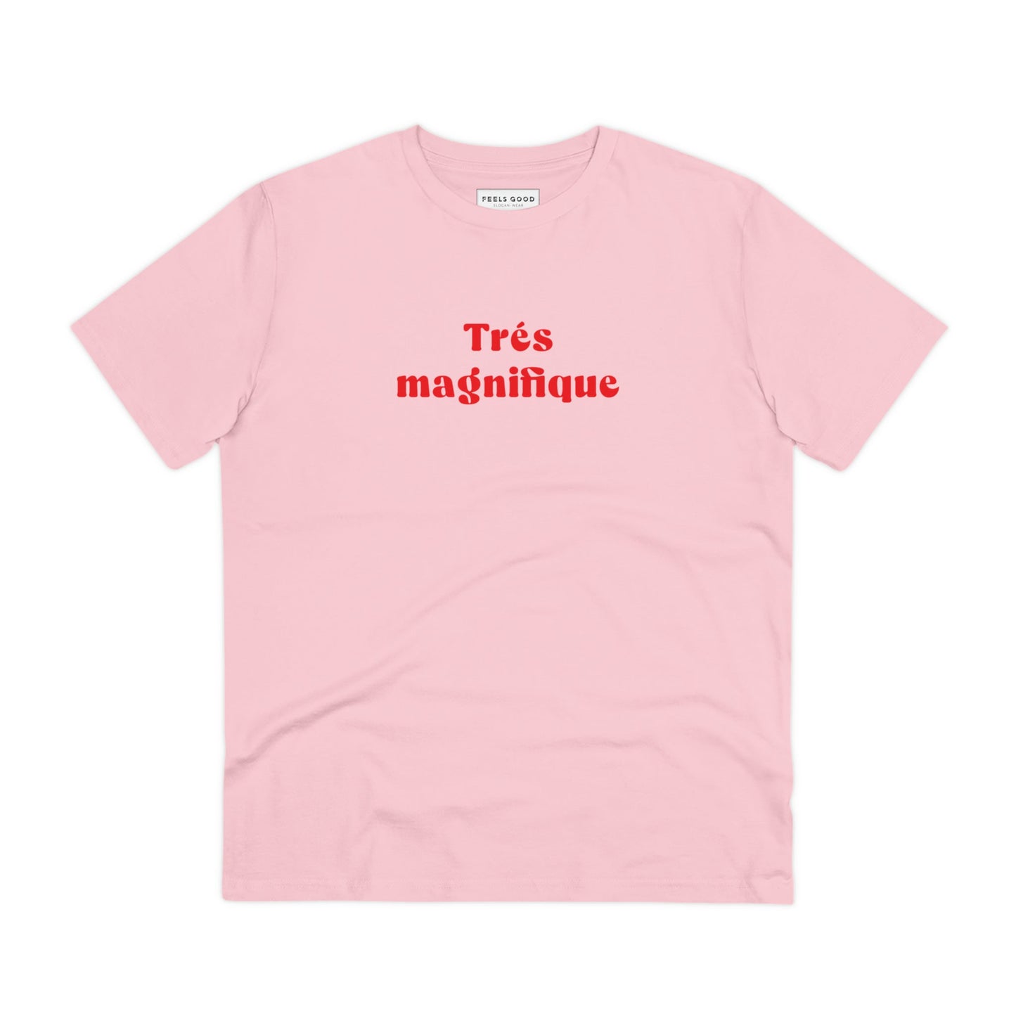 Eco-friendly fashion T-shirt featuring 'Magnificent One' print